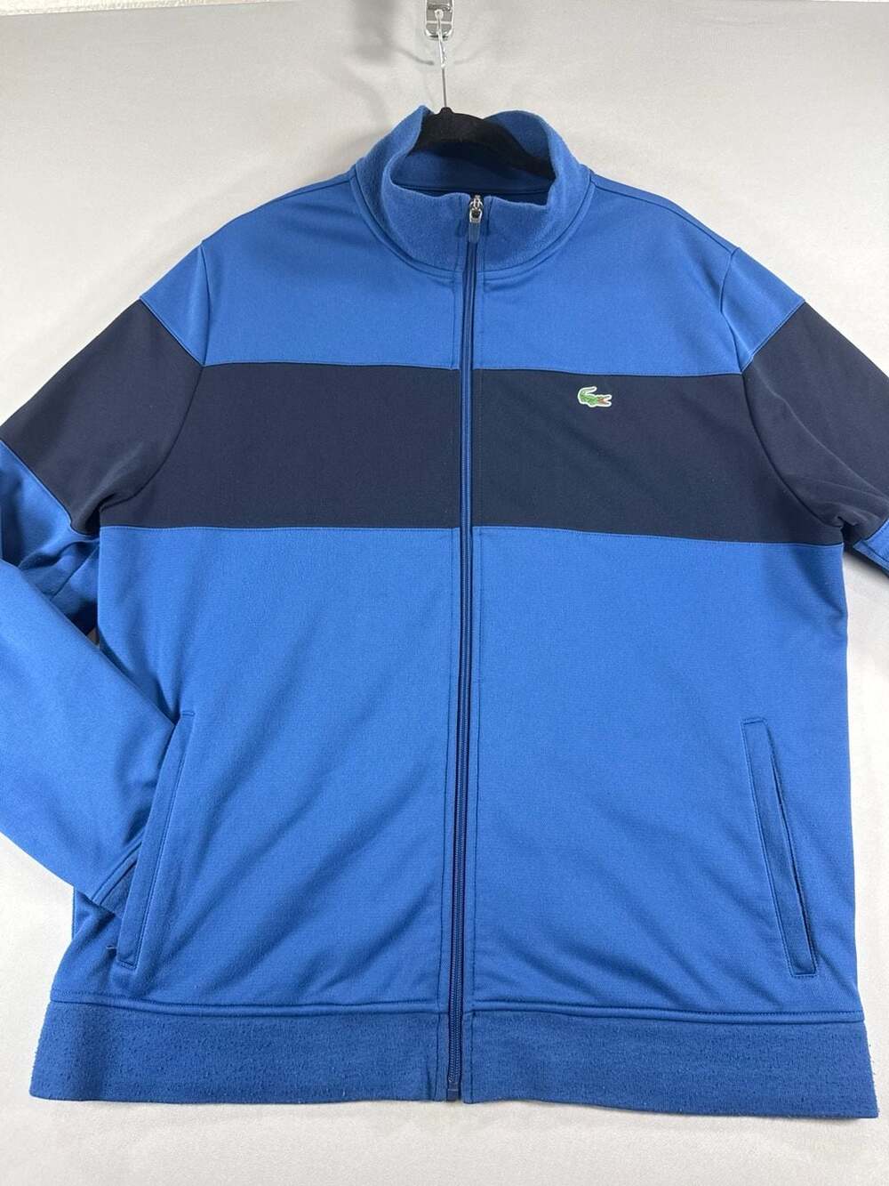 Lacoste Sport Men's Colorblock Full-Zip Track Jacket Men’s hiking jacket